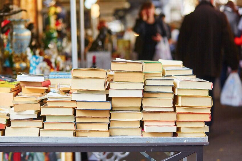 Boekverkoop in de bibliotheek op 12 en 13 juni