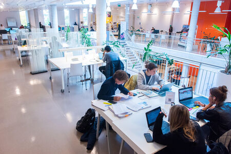 Werken en studeren (Bibliotheek)